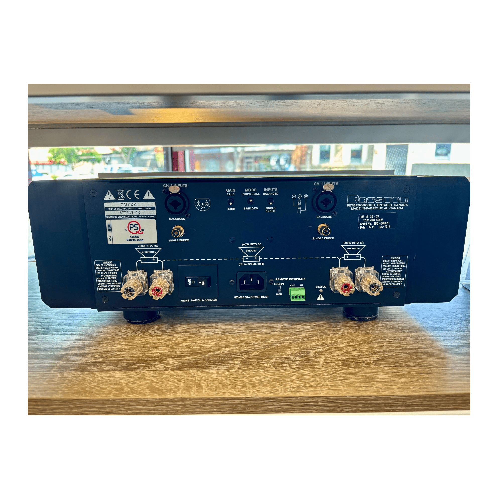 Bryston 3B Cubed Dual-Mono Amp (used) - Image 2